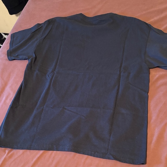 Gildan Navy Cat Graphic T-Shirt - Picture 3 of 4